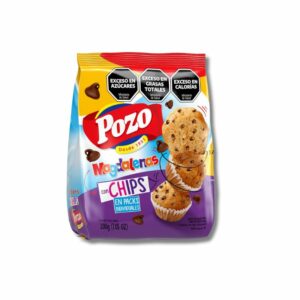 MAGDALENAS POZO CON CHIPS CHOCOLATE x200GRS (UNID)