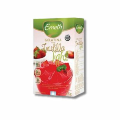 GELATINA FRUTILLA LIGHT EMETH 6X25GRS (CAJA)