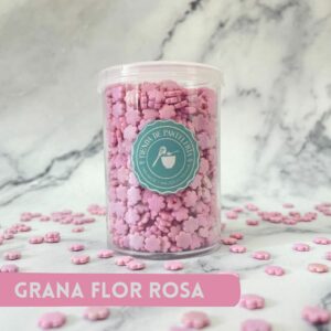 GRANA FLOR ROSA FRASCO X80GR.
