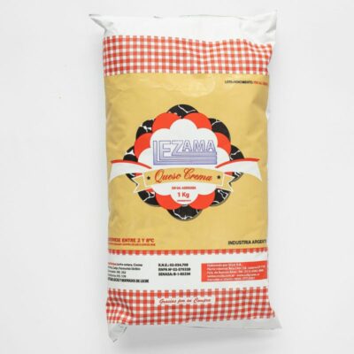 QUESO CREMA SIN SAL LEZAMA X1KG