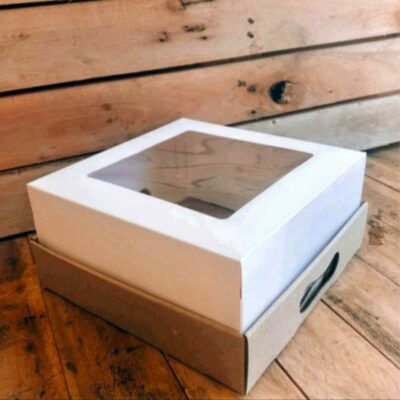 CAJA BANDEJA DESAYUNO CON VISOR 25x25x12 (10 UNID)