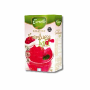 GELATINA FRAMBUESA LIGHT EMETH 6X25GRS (CAJA)