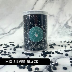 GRANA MIX SILVER BLACK  X80GRS