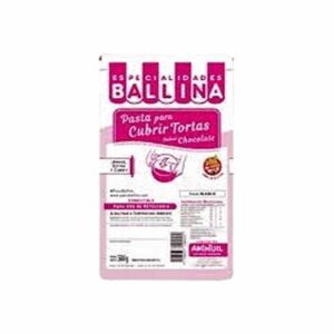 PASTA PARA CUBRIR BALLINA BLANCA (CHOCOLATE) x500GRS