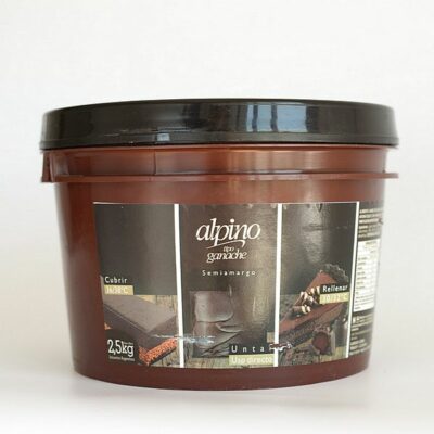 GANACHE ALPINO SEMIAMARGO 2.5KG (GAN11P)