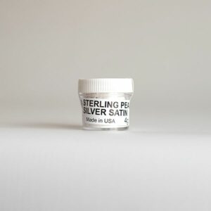 KING DUST STEARLING PEARL SILVER SATIN