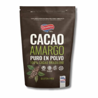 CACAO AMARGO PURO EN POLVO (SIN TACC) DICOMERE X200GR