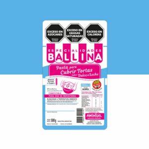 PASTA PARA CUBRIR BALLINA BLANCA FORMULA H DDL x500GRS
