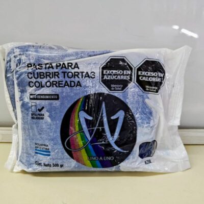 PASTA AMER. *UNOAUNO* X500GRS AZUL