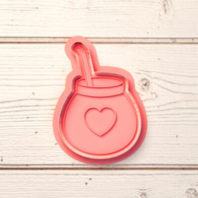 CORTANTE MATE CON CORAZON (CON SELLO) MED