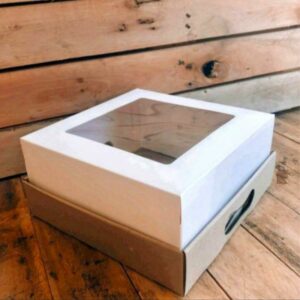 CAJA BANDEJA DESAYUNO CON VISOR 25x25x12 (10 UNID)