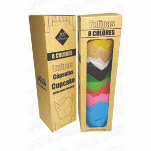 TULIPA 8 COLORES SURTIDOS NR 16 X200UND