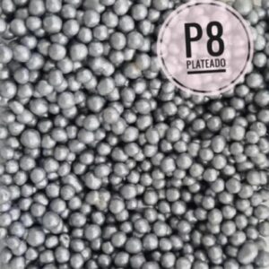 PERLAS DECORTIVAS P8 PLATEADO