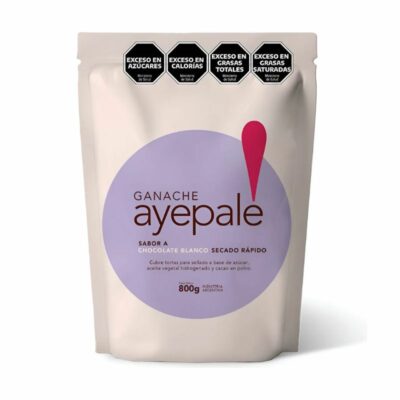 AYEPALE GANACHE BLANCO SEC RAP X800GRS