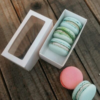 CAJA MINI MACARONS 11X5.5X5.5 X10 UN.