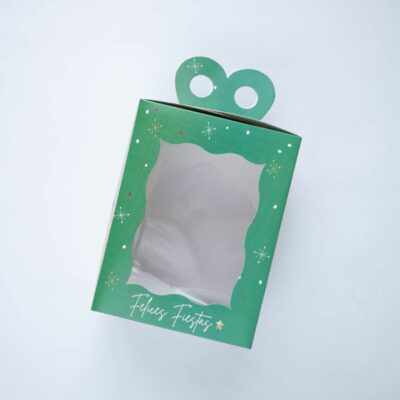 CAJA PAN DULCE DISEÑO NAVIDAD 1KG X10UN.