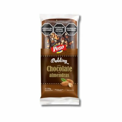 PUDDING POZO CHOCOLATE C/ ALMENDRAS x300GRS (UNID)