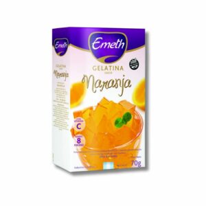 GELATINA NARANJA EMETH 6X70GRS (CAJA)