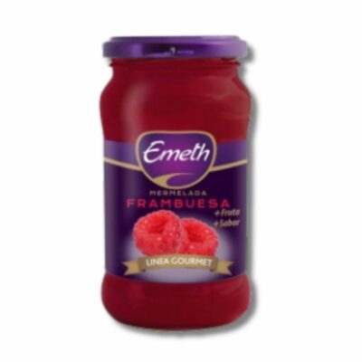 MERMELADA FCO FRAMBUESA EMETH 6X454 (CAJA)