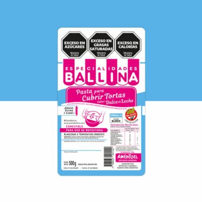 PASTA BALLINA BLANCA FORMULA H DDL x500GRS