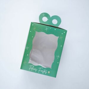 CAJA PAN DULCE DISEÑO NAVIDAD 1KG X10UN.