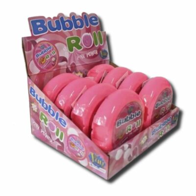 20260526135514_9004 BUBBLE ROLL TUTTI FRUTTI PINK POWER DISP x8UNID (DISPLAY) (5879)