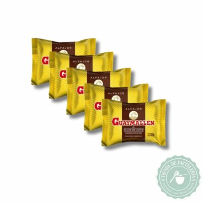 ALFAJOR NEGRO GUAYMALLEN x5 UNIDADES (PACK)