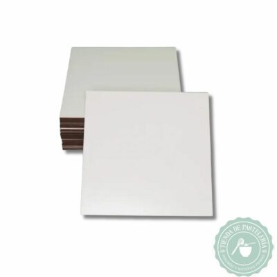 BASE FIBRO PLUS CUADRADA 30CM (5 UNID)