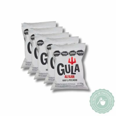 ALFAJOR GULA BLANCO 72GR X5UN (PACK)