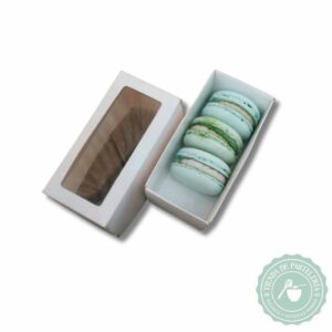 CAJA MINI MACARONS 11X5.5X5.5 X10 UN.