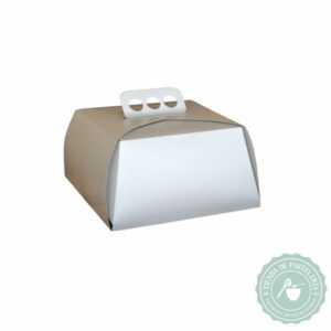CAJA TORTA CON MANIJA 30x30x14.8  (10 UNID)