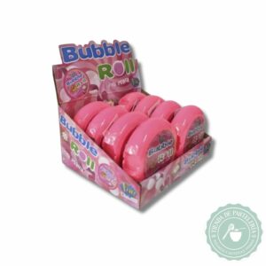 BUBBLE ROLL TUTTI FRUTTI PINK POWER x8UNID (DISPLAY)
