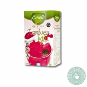 GELATINA FRAMBUESA LIGHT EMETH 6X25GRS (CAJA)