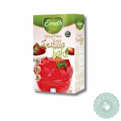 GELATINA FRUTILLA LIGHT EMETH 6X25GRS (CAJA)