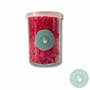 GRANA FLOR ROJA FRASCO X80GR