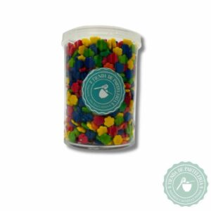 GRANA FLOR MULTICOLOR FRASCO X 80GR.