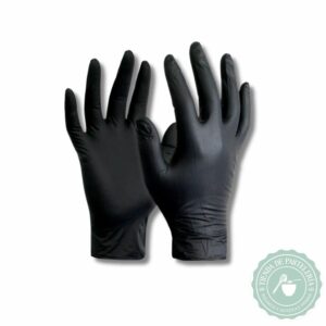 GUANTE NITRILO NEGRO CHICO X5PARES (PACK)