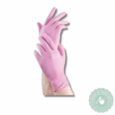 GUANTE NITRILO ROSA CHICO X5PARES (PACK)