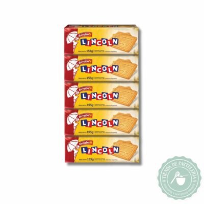 GALLETITAS LINCOLN CLASICA x153GRS (PACK X 5 UNIDADES )