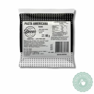 PASTA AMERICANA NEGRO X500GR