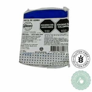 PASTA DE GOMA X500GRS AZUL