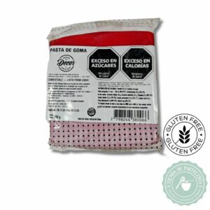 PASTA DE GOMA X500GRS ROJA