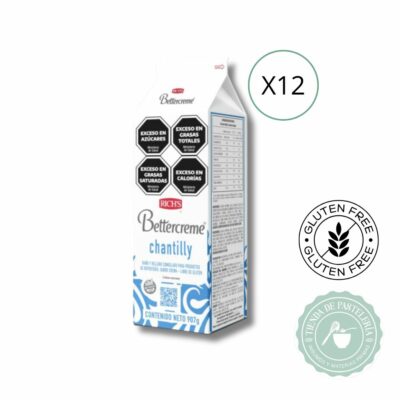 CREMA RICH CHANTILLY x907GRS (CAJA x12 UNID)