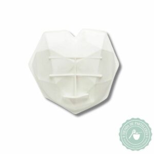 MOLDE DE SILICONA CORAZON DIAMANTE GRANDE