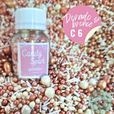 CANDY SPARK C6 DORADO Y BRONCE