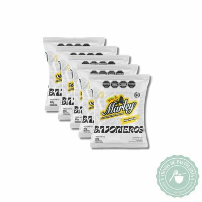 ALFAJOR MARLEY BLANCO PACK x5UNID (PACK)