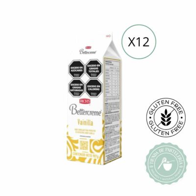 CREMA RICH VAINILLA x907GRS (CAJA x12 UNID)