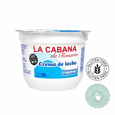CREMA DE LECHE "LA CABAÑA"  (41%) x200CC (UNID)