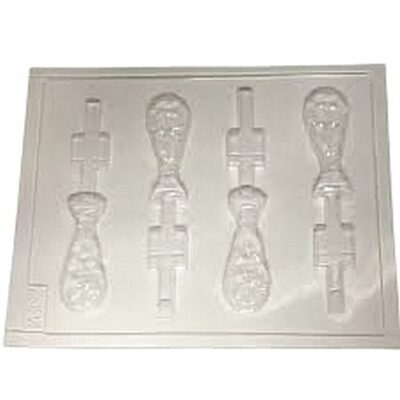 81543 MOLDE PLÁSTICO X4 CHUPETIN MUNDIAL